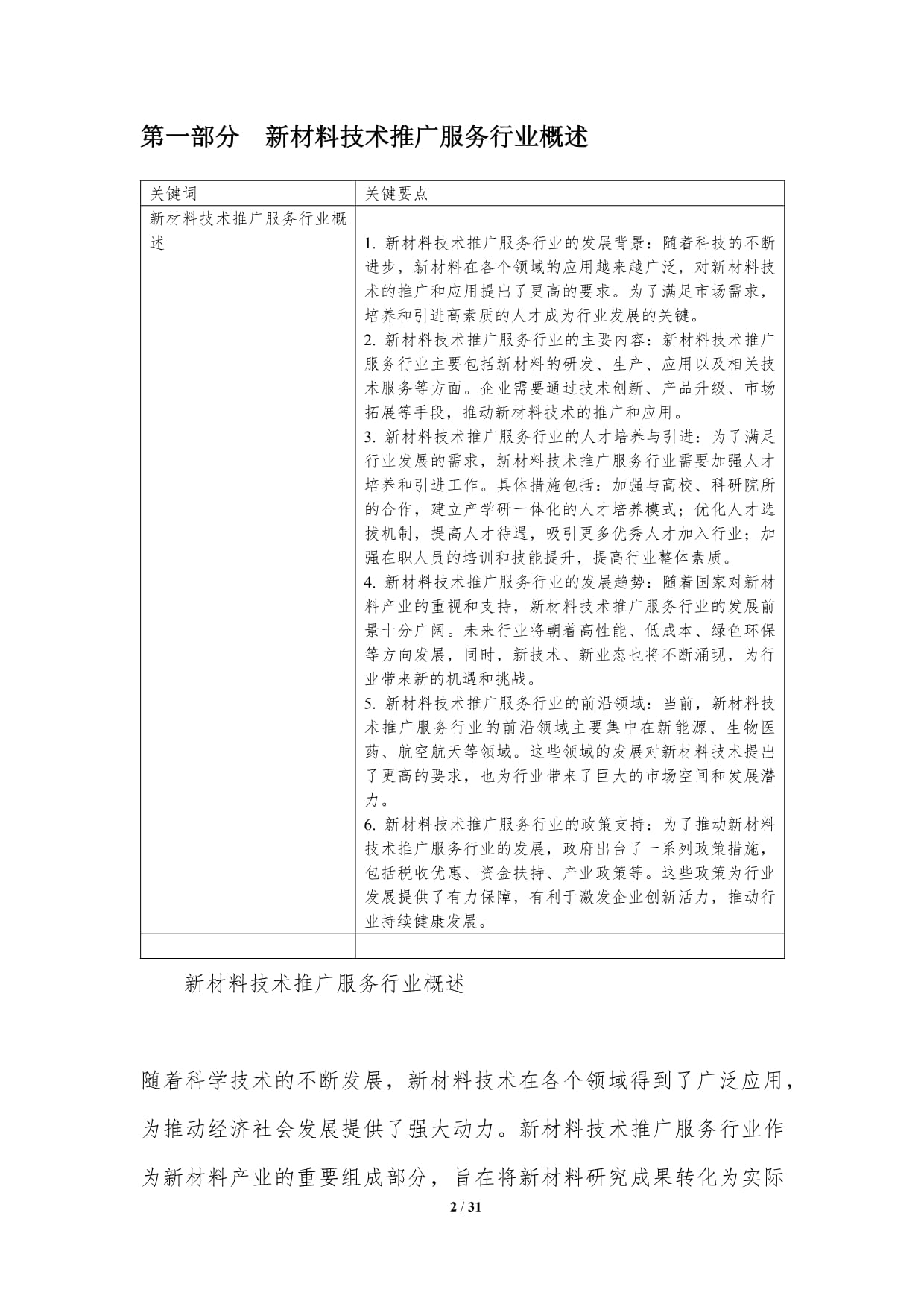 新材料技術(shù)推廣服務(wù)行業(yè)人才培養(yǎng)與引進(jìn)-洞察分析